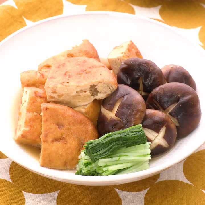 しいたけとがんもどきの煮物