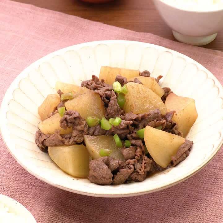 大根と牛肉のオイスターソース煮