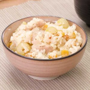 おからと鶏肉の炊き込みご飯