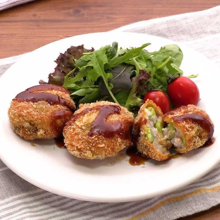 里芋と枝豆のコロッケ