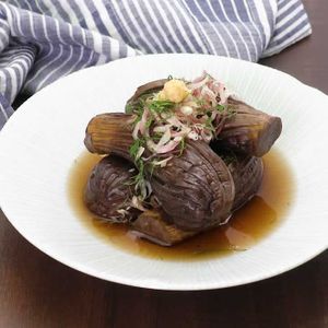 「まるごとなすの煮浸し」のレシピ動画