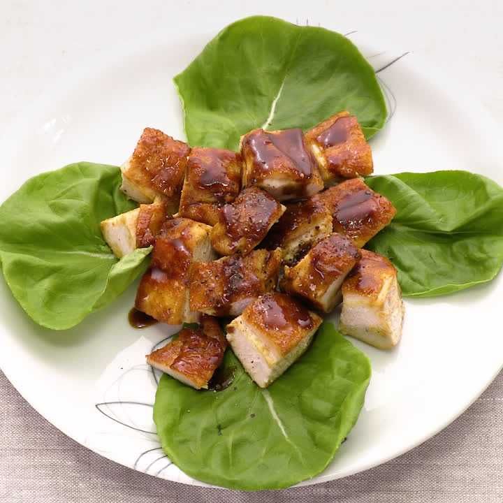 とりむね肉のカレー照り焼き