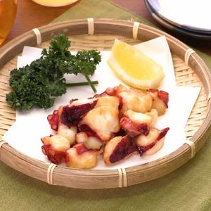 「揚げないたこ唐揚げ」のレシピ動画