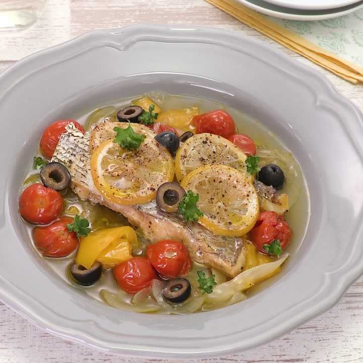 塩レモンアクアパッツァ