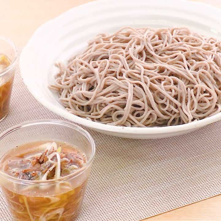 さんまとねぎの山椒つけそば