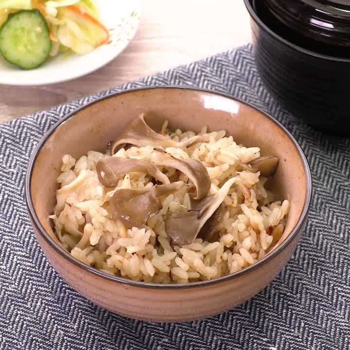 帆立とまいたけのごはん
