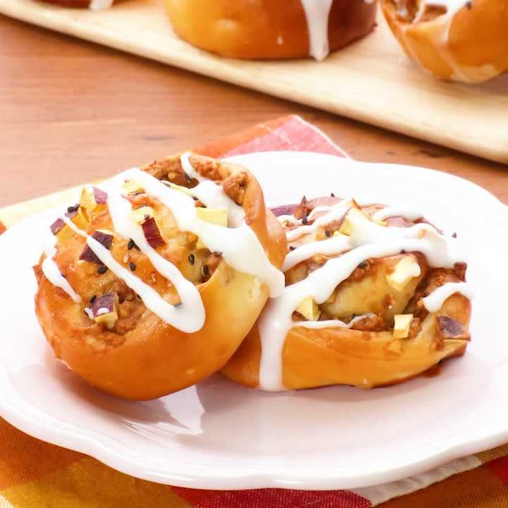 ローストサツマイモとシナモンとハニーバターのレシピ