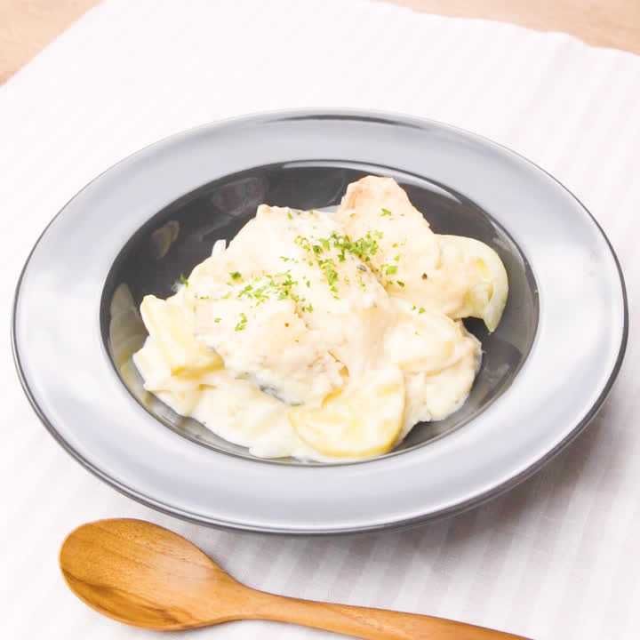 たらとじゃがいものクリーム煮