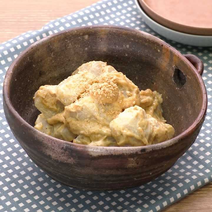里芋のごまマヨ和え