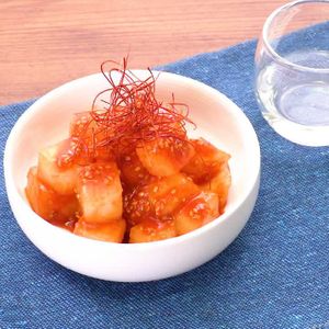 「コロコロ大根のカクテキ風」のレシピ動画