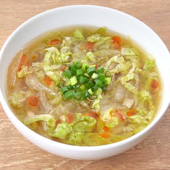 白菜の中華スープ