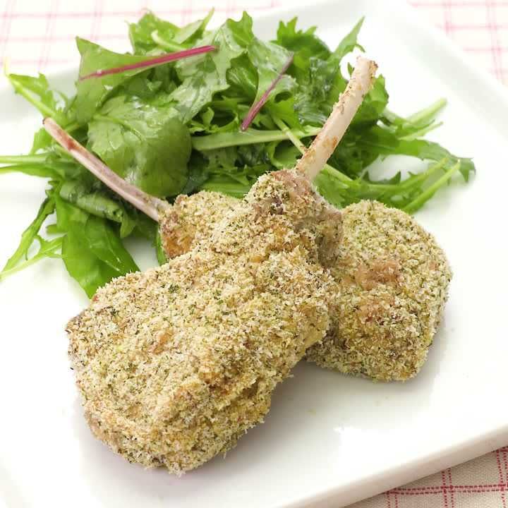 仔羊の香草パン粉焼き