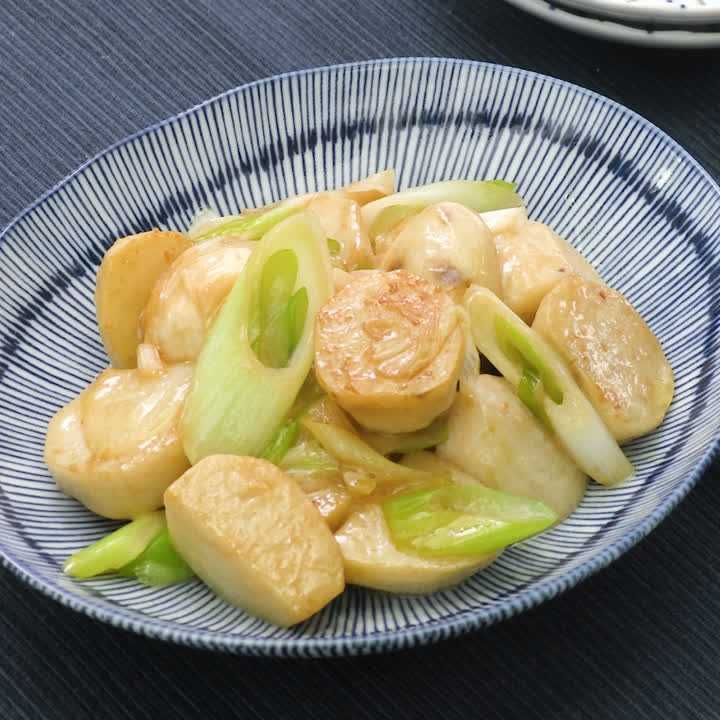 里芋とねぎのバター醤油風味