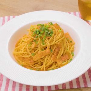 「大根のめんたいパスタ」のレシピ動画