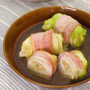 「ロール白菜餃子」のレシピ動画