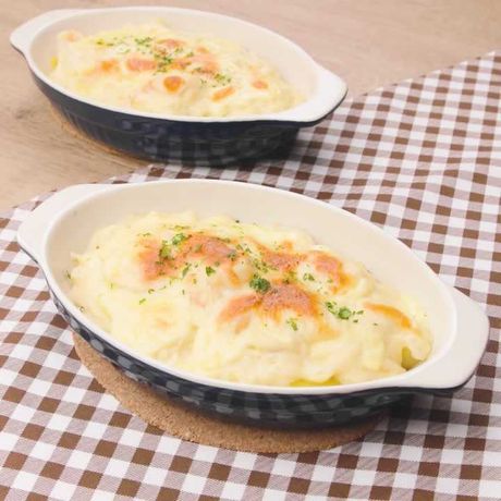 ホクホクとろーり えびポテトグラタンのレシピ動画 作り方 Delish Kitchen