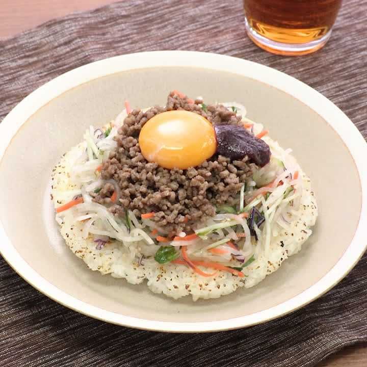 大根サラダでビビン風