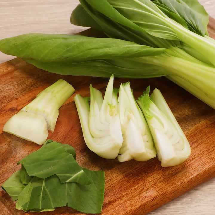チンゲン菜の切り方