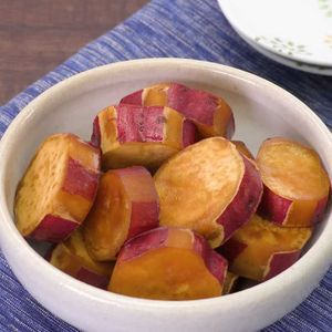 「さつまいもの甘辛煮」のレシピ動画
