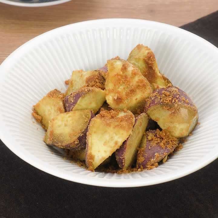 さつまいものきな粉あえ