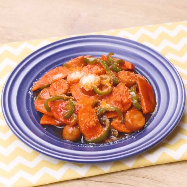 にんじんナポリタン