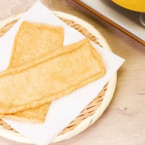 「油揚げの油抜き」のレシピ動画
