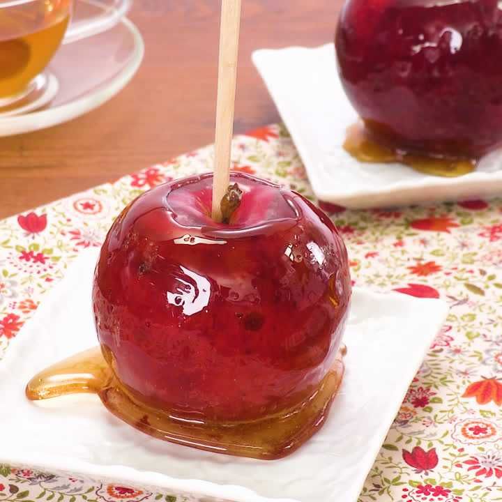 紅茶風味のりんご飴