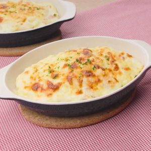 「たっぷり玉ねぎとベーコンのドリア」のレシピ動画