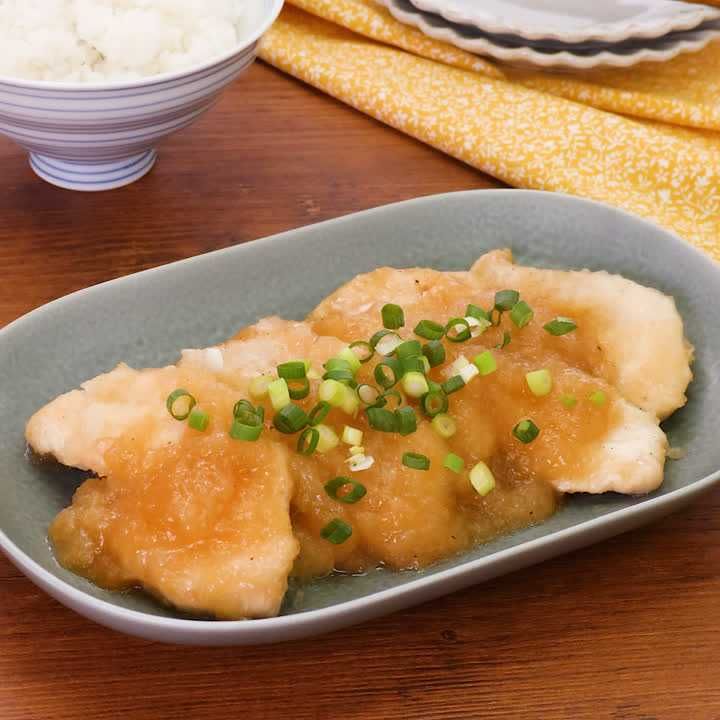 鶏むね肉のおろし煮