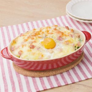「ブロッコリーのカルボナーラ焼き」のレシピ動画