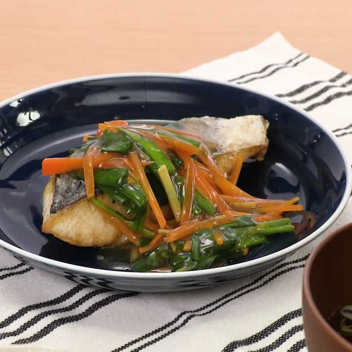 サワラの野菜あんかけ