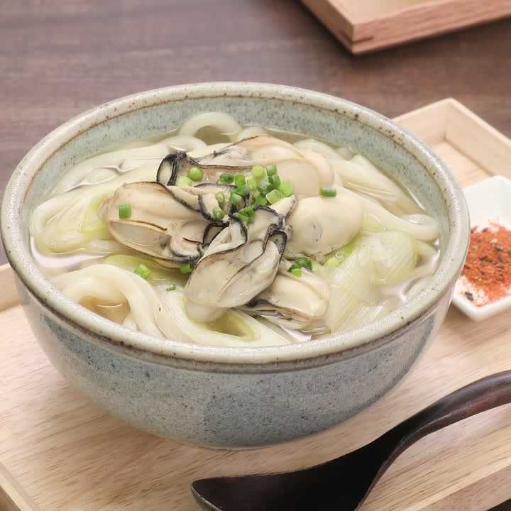 牡蠣うどん
