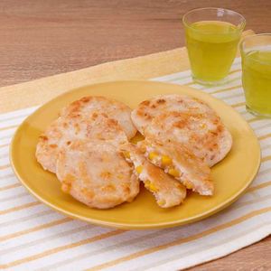 「米粉のもちもち焼き」のレシピ動画
