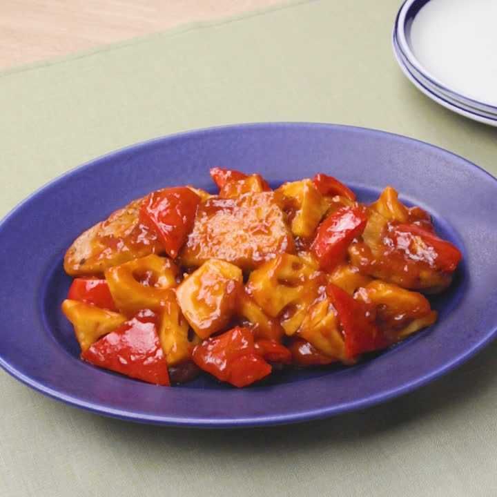 れんこんの酢豚