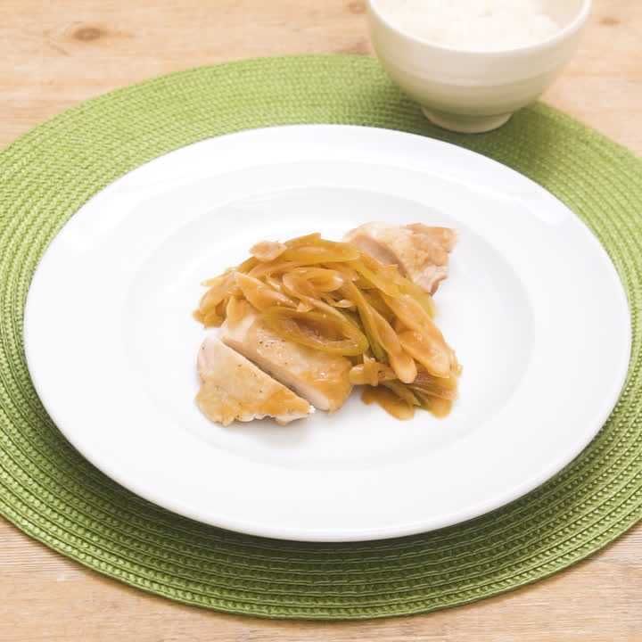 たっぷりねぎのチキンソテー