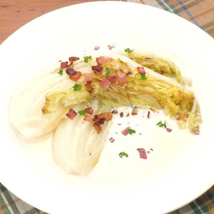 丸ごと白菜のクリーム煮