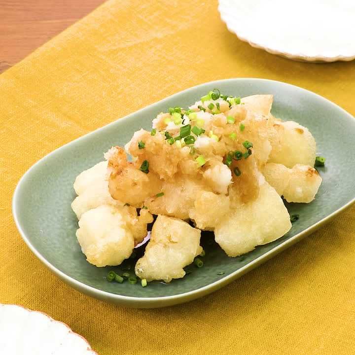 さっぱり味 揚げ鏡餅のおろしがけのレシピ動画 作り方 Delish Kitchen