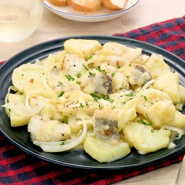 タラとじゃがいものチーズ焼き