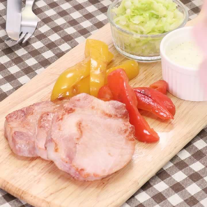 マスタードソースが効いた 厚切りハムのグリルのレシピ動画 作り方 Delish Kitchen マスタードソースが効いた 厚切りハムのグリルのレシピ動画 作り方 Delish Kitchen