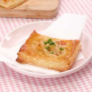 シチューでグラタンパイ