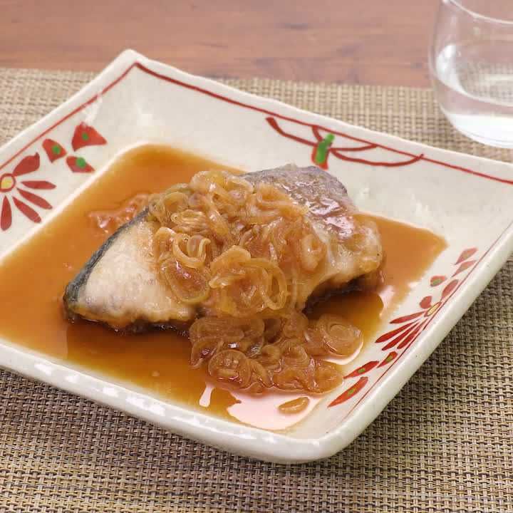 ぶりのネギポン酢煮