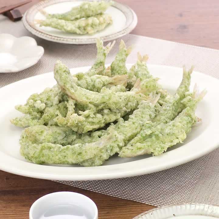 わかさぎの磯辺揚げ