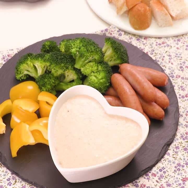 長芋のたらこフォンデュ