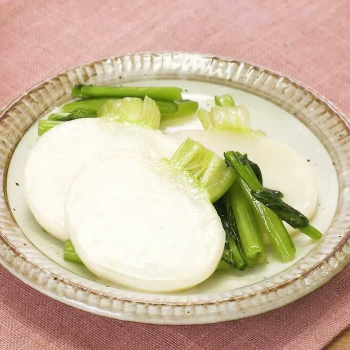 かぶの昆布茶漬け