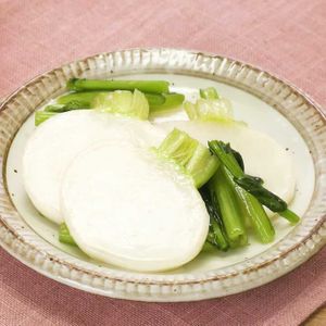 「かぶの昆布茶漬け」のレシピ動画