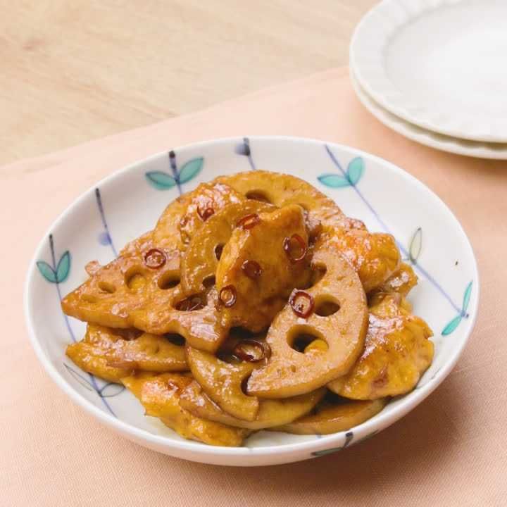 ささみとれんこんのピリ辛炒め