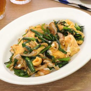 「ミミガーニラ玉」のレシピ動画