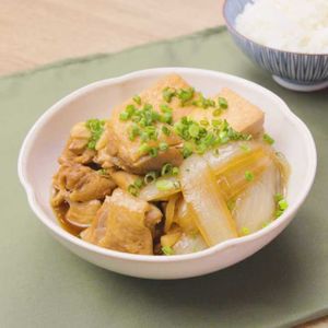 玉ねぎと鶏肉の甘辛煮