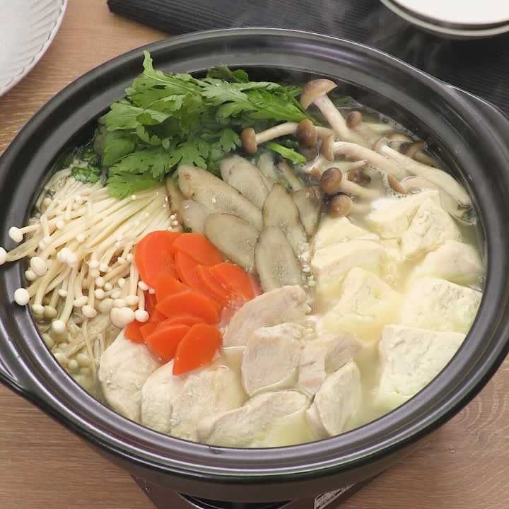 きのこたっぷり塩鍋