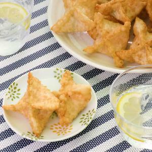 「明太ポテトのチーズ揚げ餃子」のレシピ動画